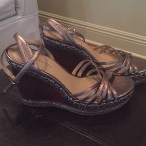 Antonio Melani Wedge Sandals. NWOB